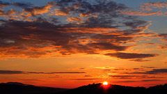 BELFORT: 05 juin 2011: Levé du du soleil.