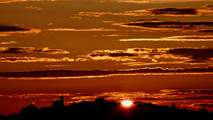 BELFORT: 05 juin 2011: Levé du du soleil.