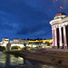 Skopje 2014 by night.