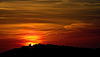 BELFORT: 19 juin 2013:Levé du soleil sur la tour de la Miotte.