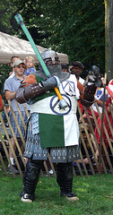 Sir Diablu at the Fort Tryon Park Medieval Festival, October 2009