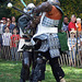 Sir Diablu and Jibril Fighting at the Fort Tryon Park Medieval Festival, October 2009