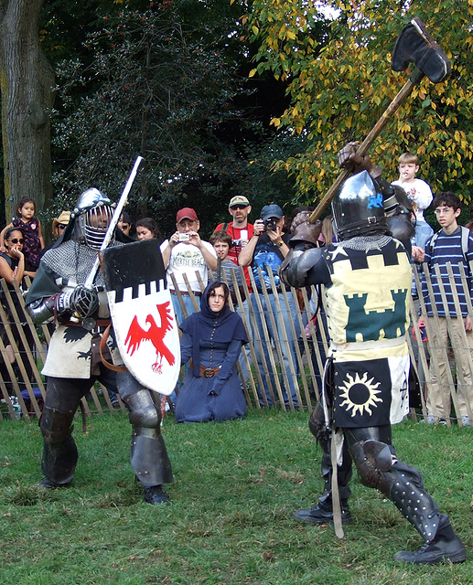 Jibril Fighting at the Fort Tryon Park Medieval Festival, October 2009