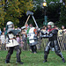 Jibril and Avran Fighting at the Fort Tryon Park Medieval Festival, October 2009