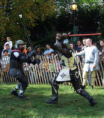Avran Fighting at the Fort Tryon Park Medieval Festival, October 2009