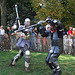 Ervald and Avran Fighting at the Fort Tryon Park Medieval Festival, October 2009