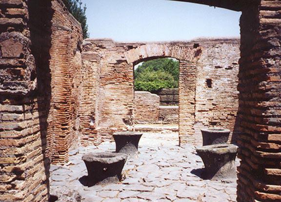 The House of the Millstones in Ostia Antiqua, June 1995