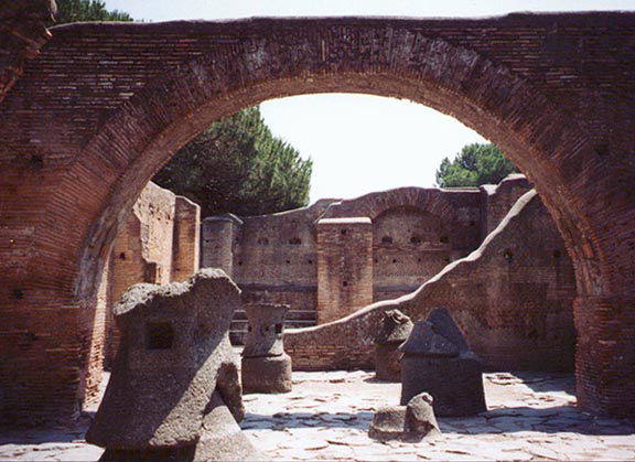 The House of the Millstones in Ostia Antiqua, June 1995