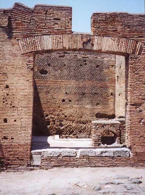 The Bar in the House of the Millstones in Ostia Antiqua, June 1995