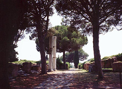 The Decumanus, Near the Macellum in Ostia Antiqua, June 1995