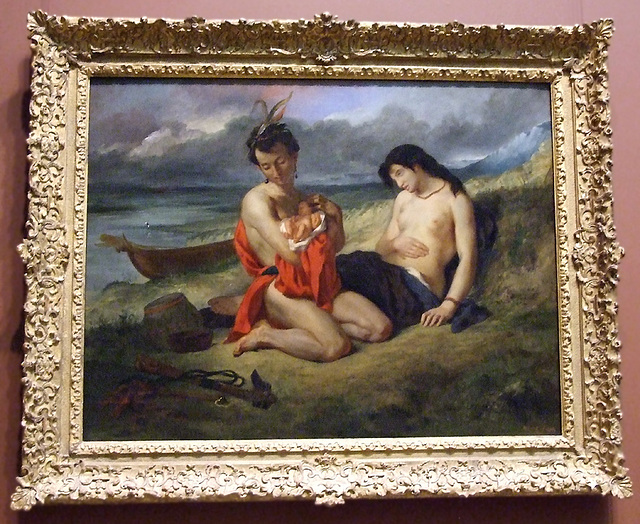 The Natchez by Delacroix in the Metropolitan Museum of Art, February 2008