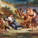 Detail of Ovid Among the Scythians by Delacroix in the Metropolitan Museum of Art, July 2010