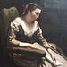 Detail of The Letter by Corot in the Metropolitan Museum of Art, July 2010