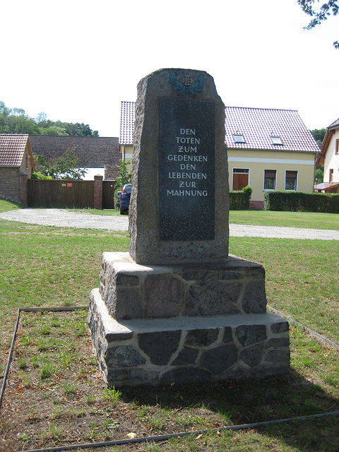 Denkmal Weltkriege - Tremsdorf