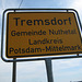Ortseingang Bike - Tremsdorf