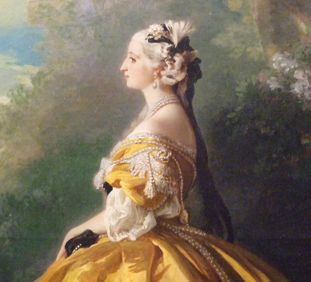 ipernity: Detail of The Empress Eugenie by Winterhalter in the