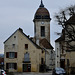 PESMES: Le clocher de l'église Saint-Hilaire.