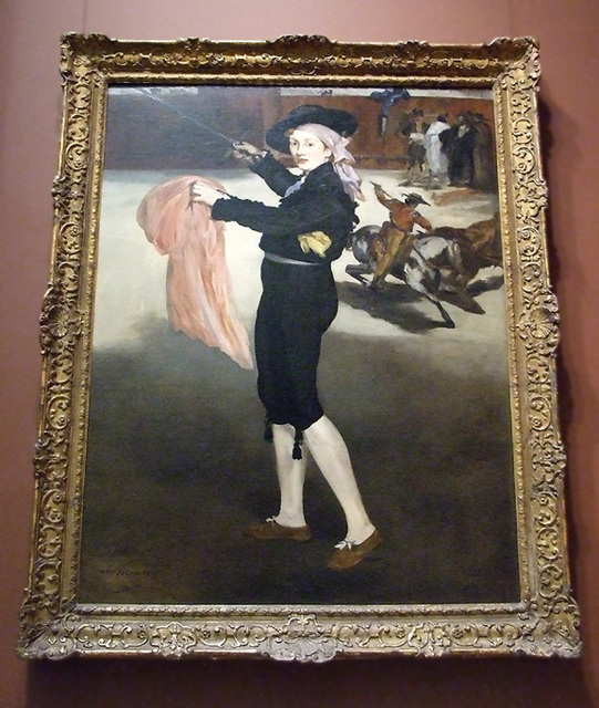 Mademoiselle V in the Costume of an Espada by Manet in the Metropolitan Museum of Art, February 2008