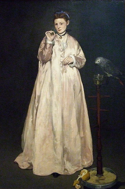 Young Lady in 1866 by Manet in the Metropolitan Museum of Art, February 2008