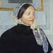 Detail of Lady at the Tea Table by Mary Cassatt in the Metropolitan Museum, December 2008