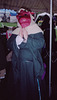 Judith as the "Devil Duck" Mummer at the Huntington Medieval Festival, 2003