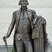 Detail of a Statue of George Washington in Washington DC, January 2011