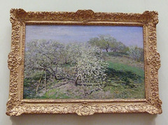 Spring (Fruit Trees in Bloom) by Monet in the Metropolitan Museum of Art, August 2010