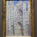 Rouen Cathedral: The Portal (Sunlight) by Monet in the Metropolitan Museum of Art, November 2008