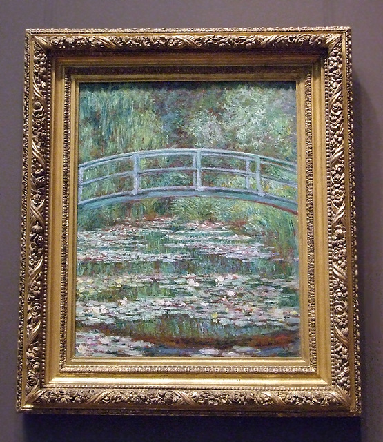 Bridge Over a Pond of Water Lilies by Monet in the Metropolitan Museum of Art, November 2008