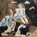 Detail of Madame Georges Charpentier and her Children in the Metropolitan Museum of Art, December 2008