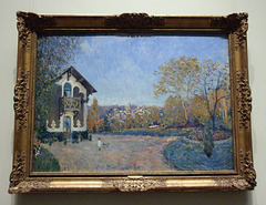 View of Marly-le-Roi from Cour-Volant by Sisley in the Metropolitan Museum of Art, August 2010
