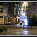 BESANCON: Place St Pierre: Décoration de Noël.