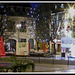 BESANCON: Place St Pierre: Décoration de Noël.
