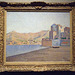 View of Collioure by Signac in the Metropolitan Museum of Art, January 2008