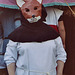 Judith as a Fox Mummer at the Fort Tryon Park Medieval Festival, Oct. 2004