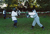 Marian Fencing at the Fort Tryon Park Medieval Festival, Oct. 2004