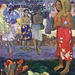 Detail of Ia Orana Maria by Gauguin in the Metropolitan Museum of Art, May 2009