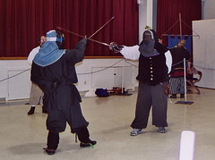 Fencers at the Feast of St. Andrews, Nov. 2004