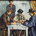 Detail of The Card Players by Cezanne in the Metropolitan Museum of Art, August 2008