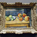 Still Life with Apples and Pears by Cezanne in the Metropolitan Museum of Art, November 2009