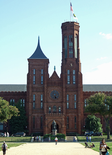 The Smithsonian Castle in Washington DC, Sept. 2009