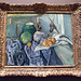 Still Life with a Ginger Jar and Eggplants by Cezanne in the Metropolitan Museum of Art, November 2009