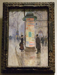 Parisian Street Scene by Jean Beraud in the Metropolitan Museum of Art, February 2010