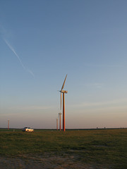 Windmills At Sunset.2