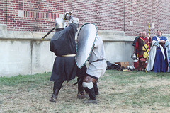 Fighters at the Coronation of Darius & Roxane, Sept. 2005
