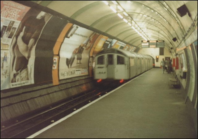 old tube train