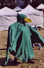 Judith Dressed as a Bird Mummer at the Fort Tryon Park Medieval Festival, Oct. 2005