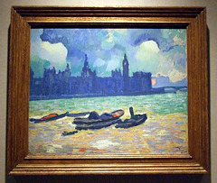 Houses of Parliament at Night by Derain in the Metropolitan Museum of Art, January 2008