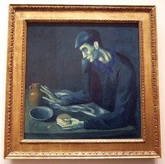The Blind Man's Meal by Picasso in the Metropolitan Museum of Art, December 2008