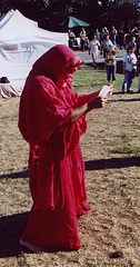 Sancha as a "Devil" Mummer at the Fort Tryon Park Medieval Festival, Oct. 2005